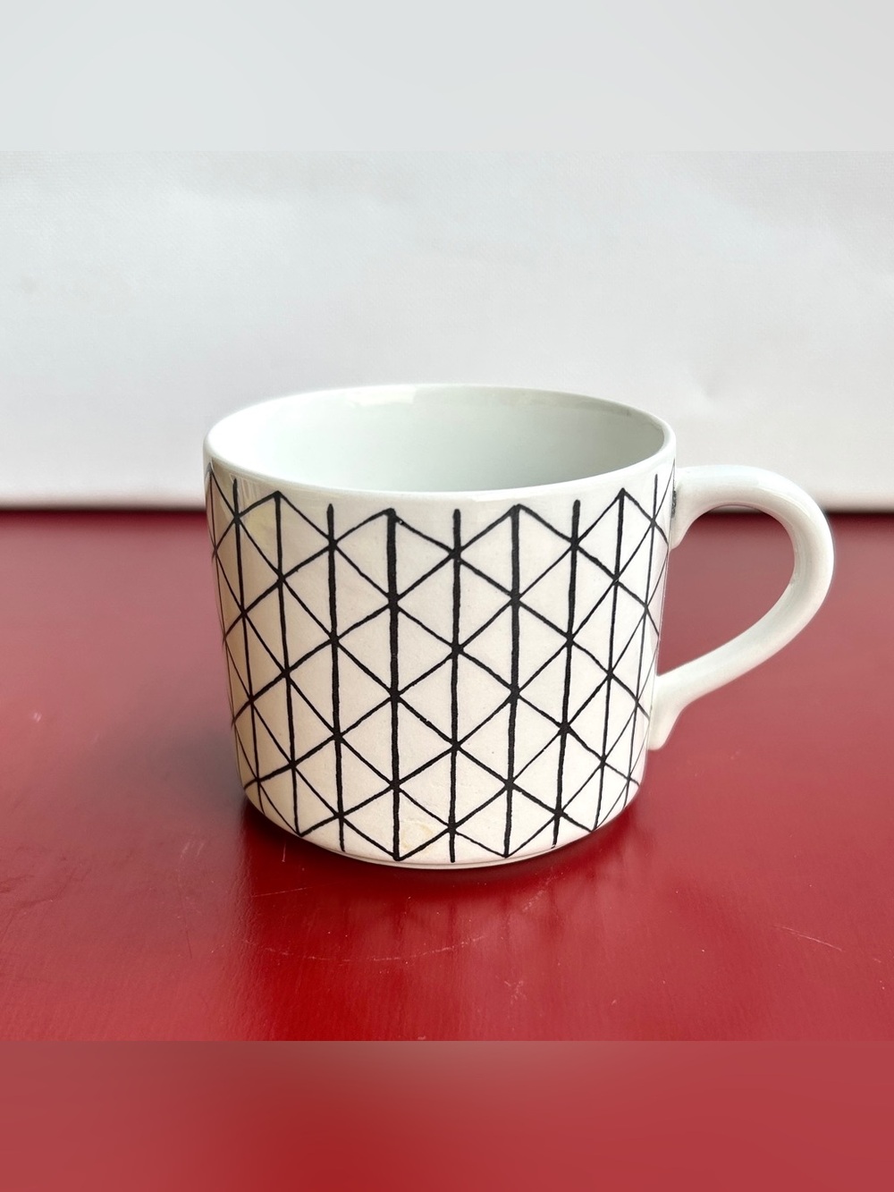 VTG Rörstrand Venezia Demitasse Espresso Cup 1950s MCM Ceramist Hertha Bengtson